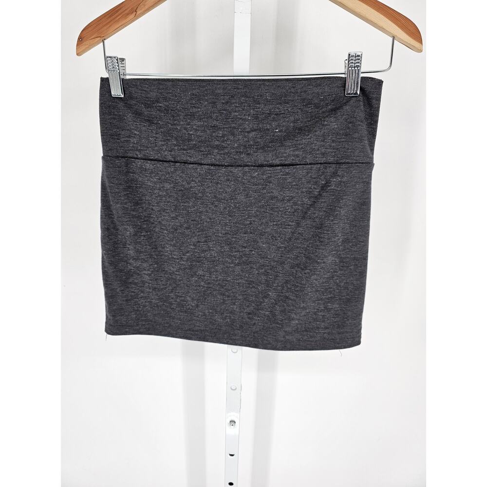 rue21 Women's Gray Elastic Waist Polyester Casual Mini Skirt Size Large